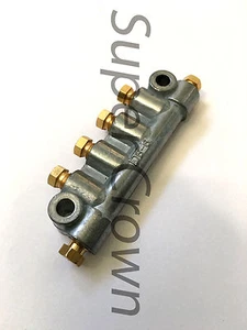 Aluminium Volumetrisch Schmieröl Verteiler Stecker Sitz Baugruppe 6-fach Bijur CNC DB - Bild 1 von 4