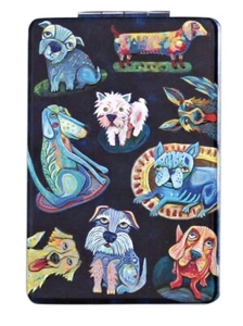 Allen Designs kompakter Spiegel Hundepark 3,8"" gefaltet Standard + vergrößern Enesco Neu - Bild 1 von 3