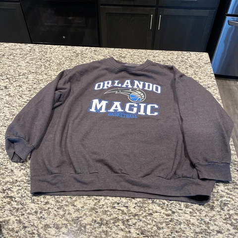 Orlando Magic Sweater Adult 3XL Dark Gray NBA Basketball Sweatshirt Pullover Cover