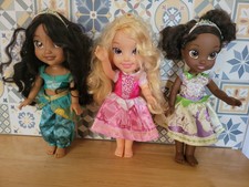 13' Disney Princess Jakks Toddler Dolls Sleeping Beauty, Jasmine , Tiana