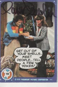 PAM DAWBER FIRMADO 1979 TOPPS ""MORK & MINDY"" #19 - MINDY - Imagen 1 de 1