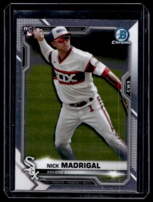 2021 Bowman Chrome Prospects Nick Madrigal RC Chicago White Sox #7 - Image 1 of 2