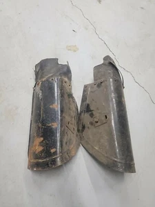 STOCK HARLEY FLATHEAD WL WLA G LEG SHEILDS FOR 1937-UP 45"  - Picture 1 of 12