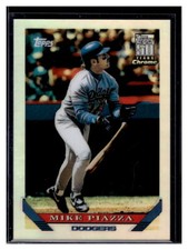 2001 Topps Traded & Rookies #T138 Mike Piazza Chrome Retrofractor