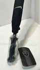 Nike Golf Umbrella 8 Panel Black & Charcoal Gray Swoosh / American Logo 62  Wide