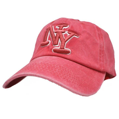 Gorra de béisbol ajustable 100 % algodón vintage informal lavada lisa NY para hombre Foto 1 de 4