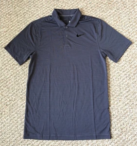 Nike Dri-Fit Mens NEW w/Tags FZ5647-003 Polo Core Gray Navy Polo Shirt Size S - Picture 1 of 8