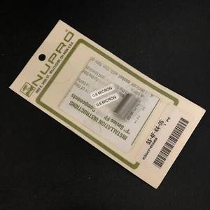 SET BESTEHEND AUS 8 NUPRO EDELSTAHL SS 0,5 MIKRON FILTERELEMENT SS-4F-K4-05 - Bild 1 von 3