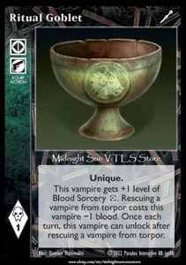Ritual Goblet The Fall of London V:TES VTES Vampire CCG - Picture 1 of 1