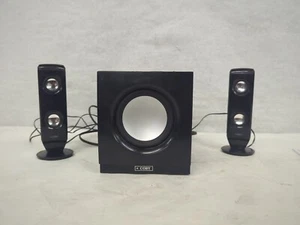 Coby High Performance Multi Media MP3 Speaker System Black CS-MP77 - Afbeelding 1 van 7