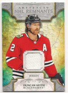 Duncan Keith 20-21 Upper Deck Artifacts NHL Remnants Game Used Jersey - Picture 1 of 1