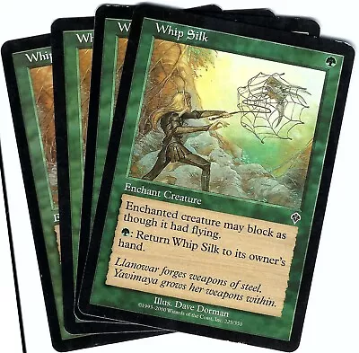 (4X) Whip Silk Invasion Common Playset – MTG Magic the Gathering Card - Image 1 of 4