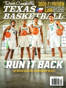 DAVE CAMPBELL'S TEXAS BASKETBALL MAGAZINE 2020-21, RUN IT BACK. - Picture 1 of 1