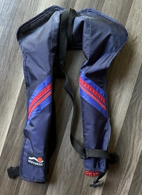 Sospenders Type V West Marine Coastal Manual Type III PFD'S Personal Floatation  - Image 1 of 4