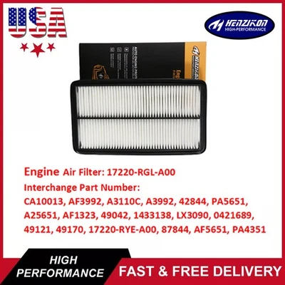 FILTRO DE AIRE MOTOR Fit 2005-2010 HONDA ODYSSEY 2009-2015 PILOT CA10013 ACURA MDX Foto 1 de 4