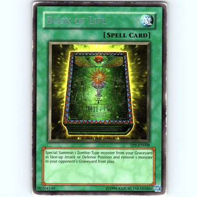 Yugioh Book of Life TP5-EN008 Unlimited Silver Foil Rare - HP 💎 - Image 1 of 2