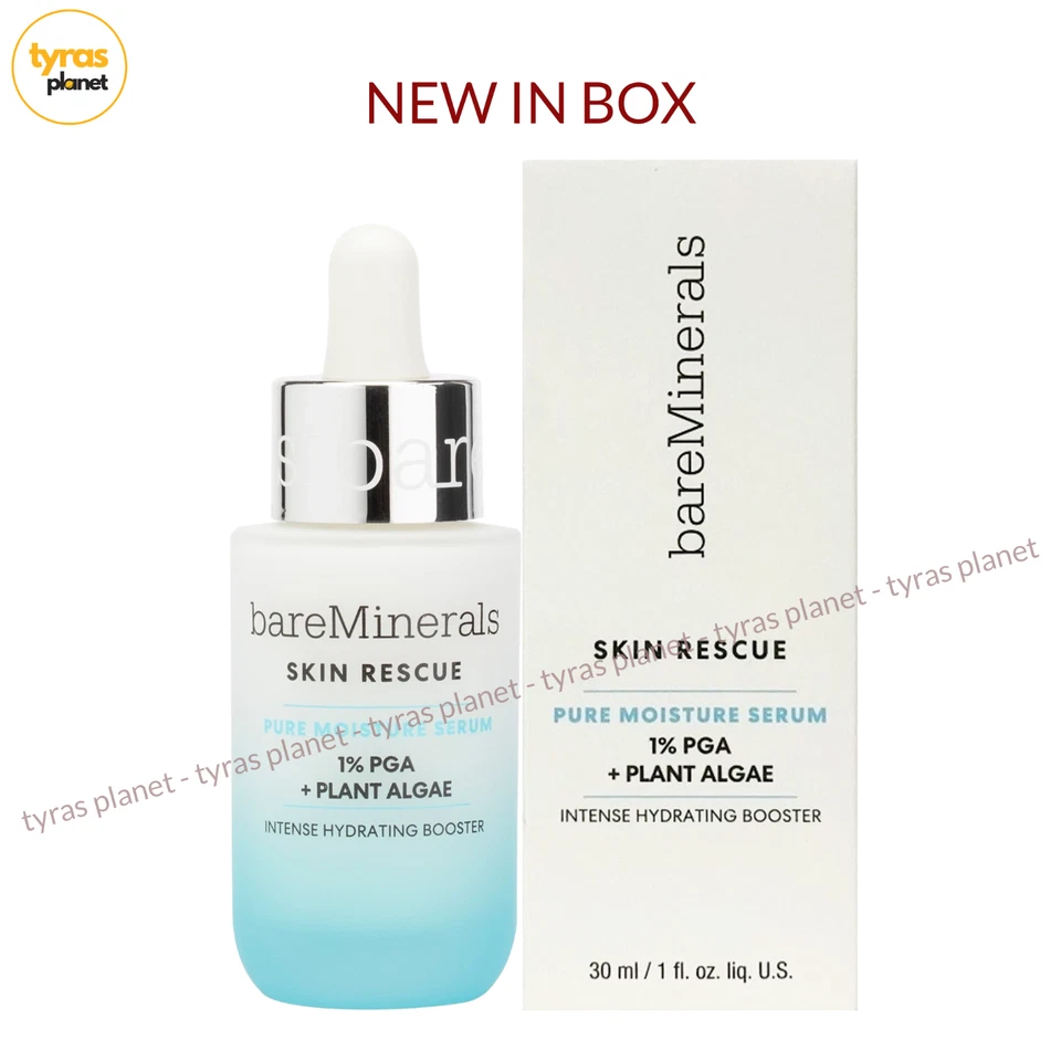 BAREMINERALS Skin Rescue Fresh Potent Pure Moisture Serum 1 oz -30 ml NUEVO Foto 1 de 4