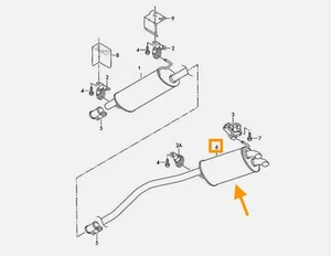 ERNST Exhaust Back Box VW TRANSPORTER T5 /T6 2003 to 2018 Silencer Rear - Picture 1 of 10