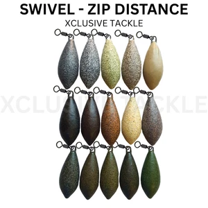 20 x DISTANCE ZIP CARP LEADS - ALL COLOURS AND SIZES AVALIABLE - Picture 1 of 17