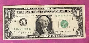 1963B JOE BARR DOLLAR BILL E 04551314 G - Picture 1 of 2