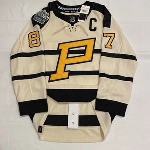 Adidas Sidney Crosby Pittsburgh Penguins 2023 NHL Winter Classic Jersey 44 - Picture 1 of 7