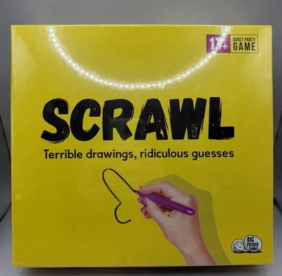 SCRAWL: Adult Board Game - Terrible Drawings and Ridiculous Guesses SEALED ** - Image 1 of 4