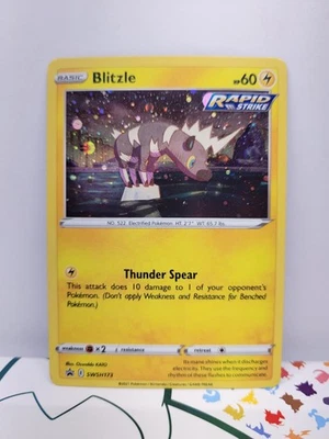 Blitzle SWSH173 Sword & Shield Black Star Promo Pokemon Card COMBINED SHIP A - Image 1 of 3
