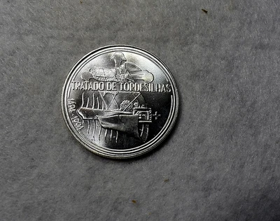 PORTUGAL 1000 ESCUDOS 1994 BU MONEDA CONMEMORATIVA GRANDE PLATA (stock# 23) Foto 1 de 2