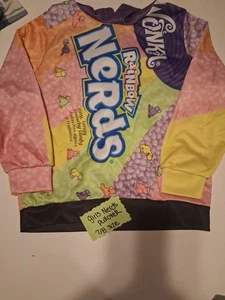 Girls 7/8 Nerds Candy Pullover Hoodie - Picture 1 of 3
