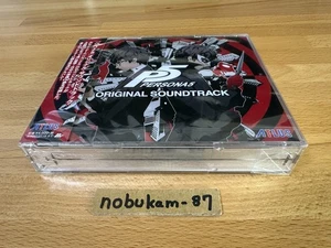 Persona 5 Original Soundtrack OST 3CD Music CD Japan - Foto 1 di 6