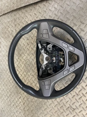 Volante de cuero negro Acura TL 2007-2008 con controles estéreo/teléfono/crucero Foto 1 de 4