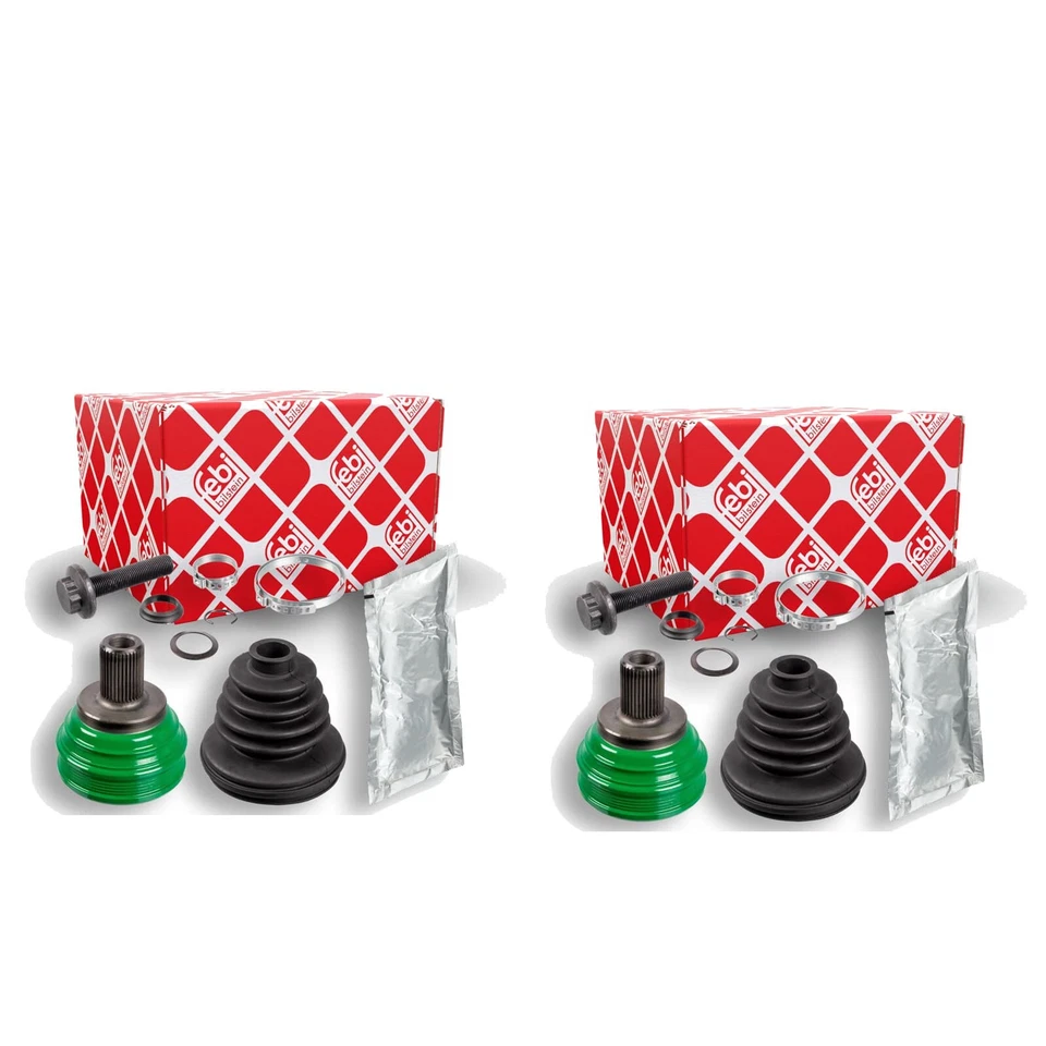 2X Febi Giunto Albero Trasmissione Set Lato Ruota Finale Adatto A per Audi A3 T - Immagine 1 di 4