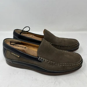 Mephisto Brown Black Baduard Cool Air Slip-On Sport Loafers Shoes Sz Mens US 10 - Picture 1 of 20