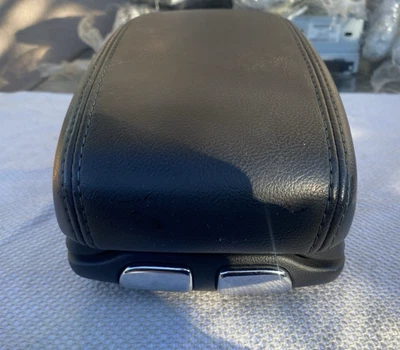 Jaguar X-Type 2002-2008 consola central cuero negro reposabrazos conjunto tapa fabricante de equipos originales Foto 1 de 4