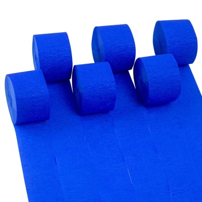 Suaxova 6 рулонов 492 фута цветной креп бумаги растяжки, упаковка бумаги вечеринки - Изображение 1 из 4