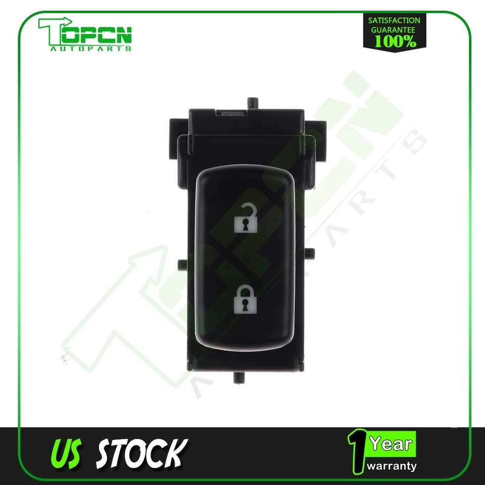 Interruptor de bloqueo de puerta eléctrico para Chevrolet Corvette Uplander Pontiac Montana Foto 1 de 4