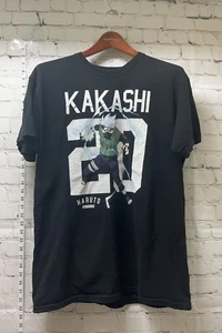 Naruto Shippuden Collection Kakashi Herren Kurzarm T-Shirt Schwarz Large 2002 - Bild 1 von 6