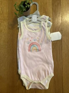 Kyle and Deena 3pk bodysuit 6-9 months rainbow baby NWT - Picture 1 of 7