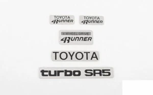RC4WD 1985 Toyota 4Runner Emblem Set Z-S1926 4 runner Front Rear Side Logo Badge - Picture 1 of 4