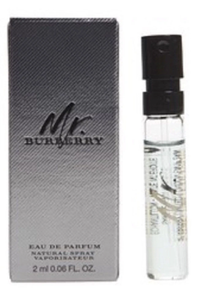 Mr Burberry edp eau de parfum 0,06 oz frasco de spray de prueba nuevo en caja Foto 1 de 1
