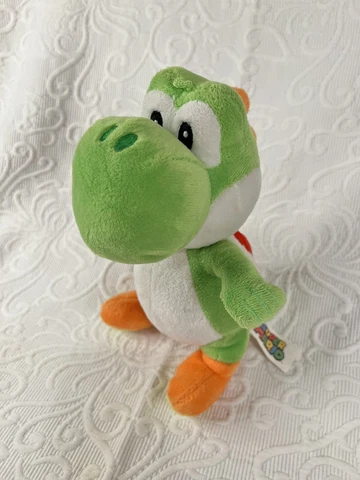 Super Mario World Plush Green Yoshi Soft Plush 10" Stuffed Animal Toy Nintendo Cover