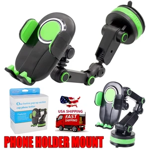 Long Arm Universal Car Truck Mount Phone Holder Stand Dashboard Windshield - Picture 1 of 15