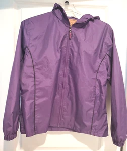 COLD STORAGE Equipo para mal tiempo para mujer Chaqueta con capucha cremallera completa Talla L Púrpura - Imagen 1 de 9