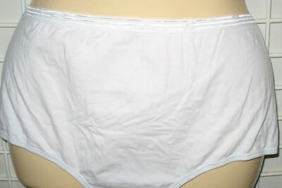 LOTE DE 2 - TESOROS SECRETOS - NUEVO - 3XL (10) - BRAGUITA ELÁSTICA ALGODÓN BLANCO Foto 1 de 3