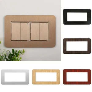 Lichtschalter Surround Steckdose Stecker Finger Abdeckung Hygieneplatte einzeln doppelt Deko - Bild 1 von 12