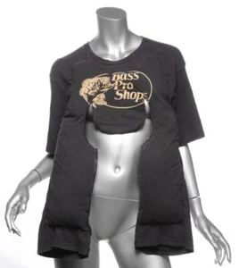 COMME DES GARCONS BASS PRO SHOPS 2018 Puffed Inserts Top Cropped T-Shirt M NEW - Picture 1 of 6