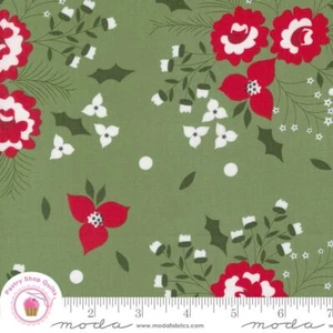 Moda STARBERRY 29180 13 Green Floral COREY YODER Quilt Fabric - Picture 1 of 5