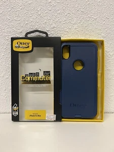 OTTERBOX Commuter Series Case for Apple iPhone XS Max - Navy Blue 77-60013 - Picture 1 of 3