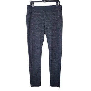 Rachael Rachael Roy Sz XL Leggings Black Gray Knit Textured Casual Mid Rise VGC - Picture 1 of 8