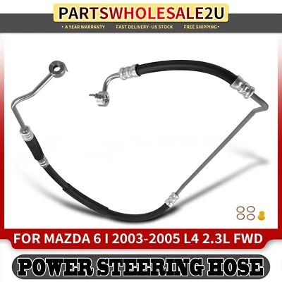 Conjunto de manguera de línea de presión de dirección asistida para Mazda 6 2003-2005 L4 2,3 L gasolina Foto 1 de 4